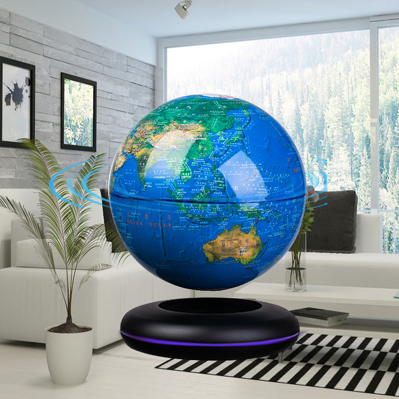 Office Tech Gifts - Magnetic Levitation Globe 8 Inch Floating