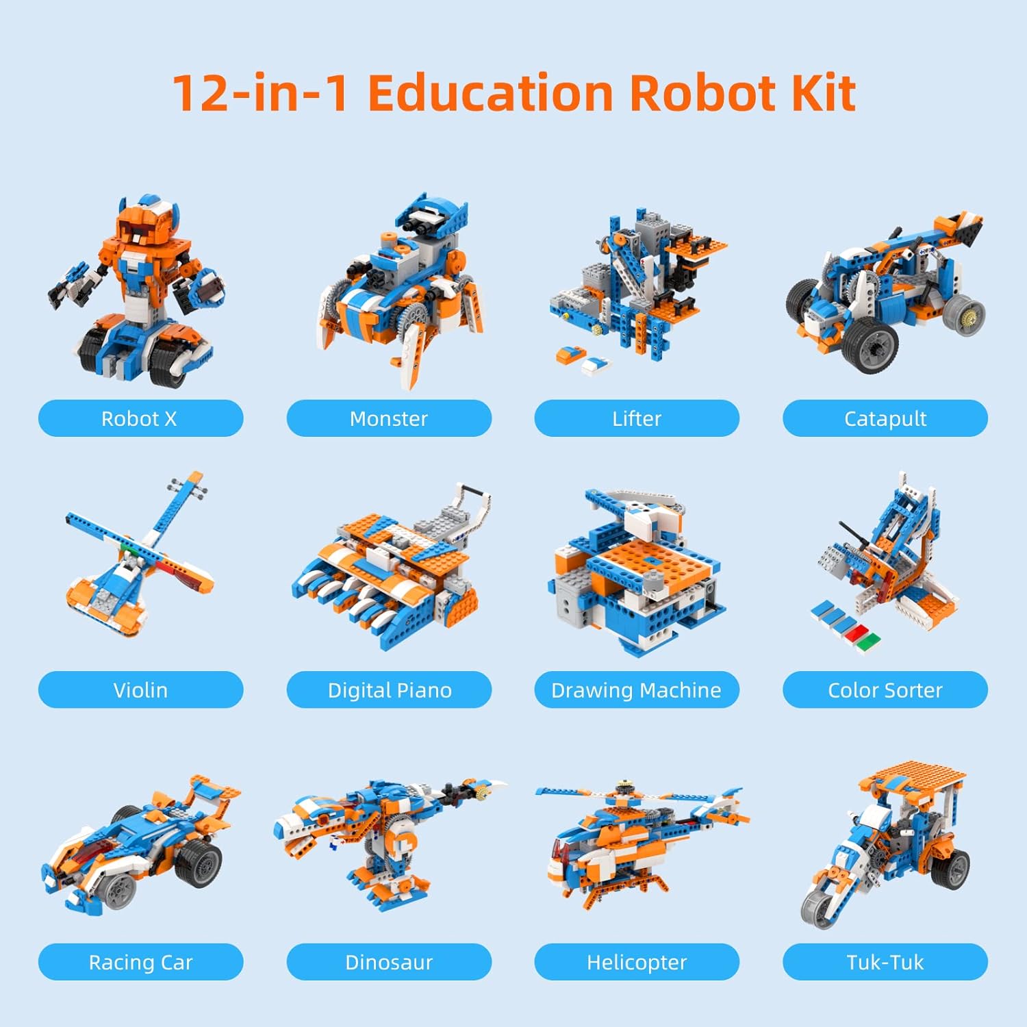 Modern STEM Robot Building Kit - Office Tech Gifts 评论和价格