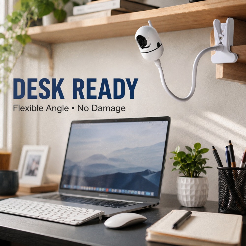 Portable Flexible Camera Clamp - Webcam Stand Clip 评论和价格