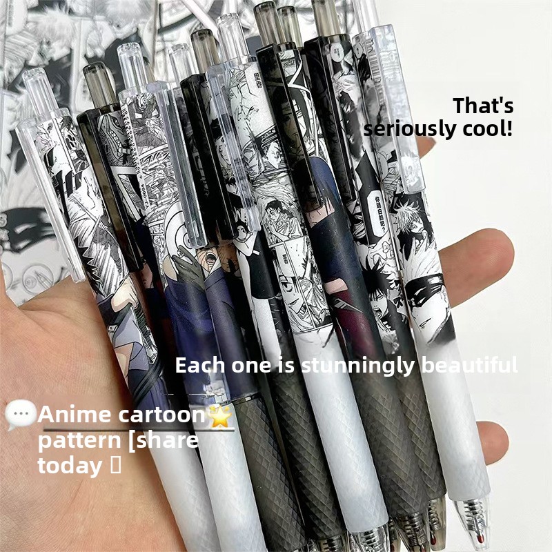 Anime Naruto Gel Pen Cute Cart - Office Tech Accessories 评论和价格