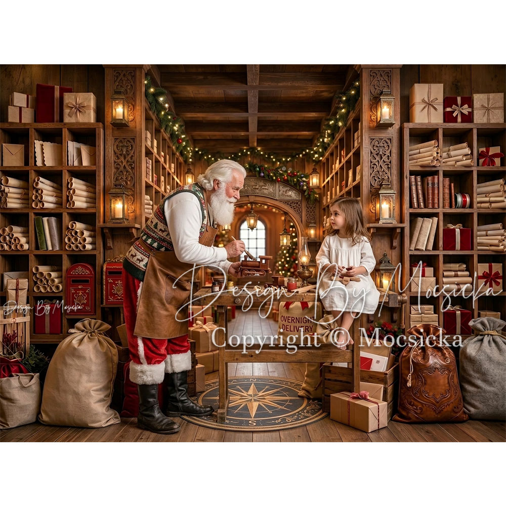 Mocsicka Christmas Post Office - Office Tech Background 评论和价格
