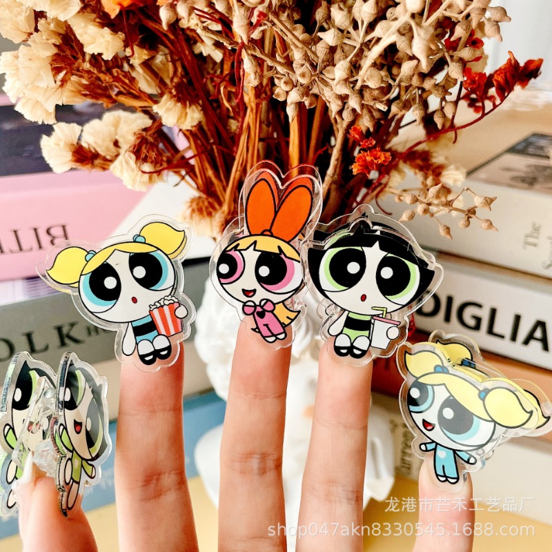 6PCS Kawaii The Powerpuffs Gir - Office Tech Accessories 评论和价格