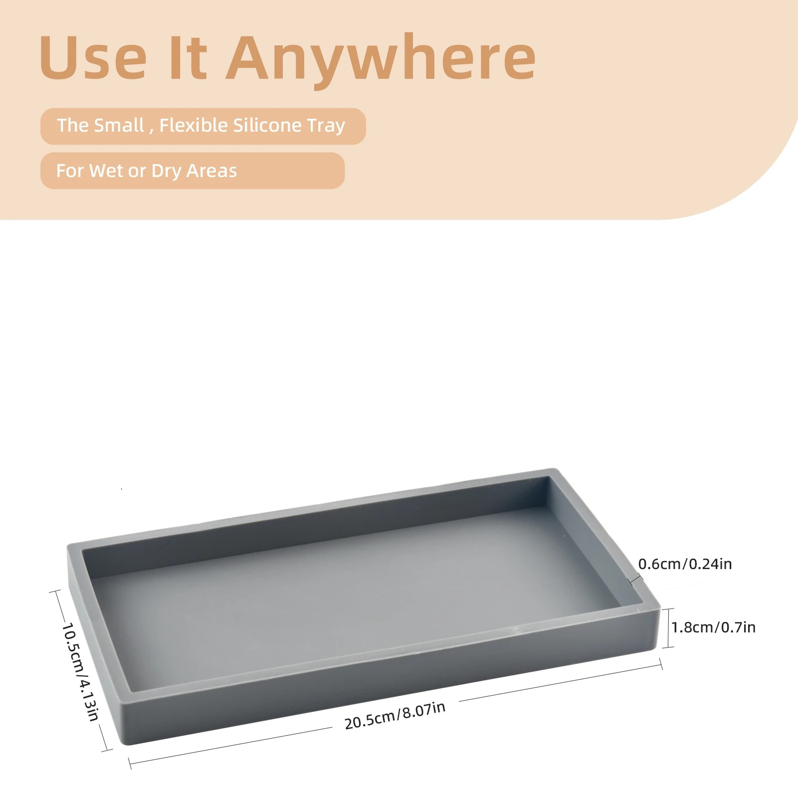 Multi-Purpose Silicone Desk Tr - Office Tech Accessories 评论和价格