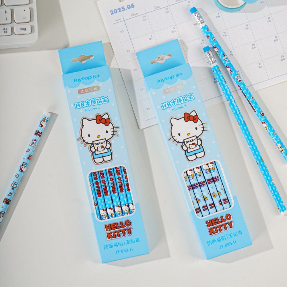 12Pcs Genuine Sanrio Hello Kit - Office Tech Accessories 评论和价格