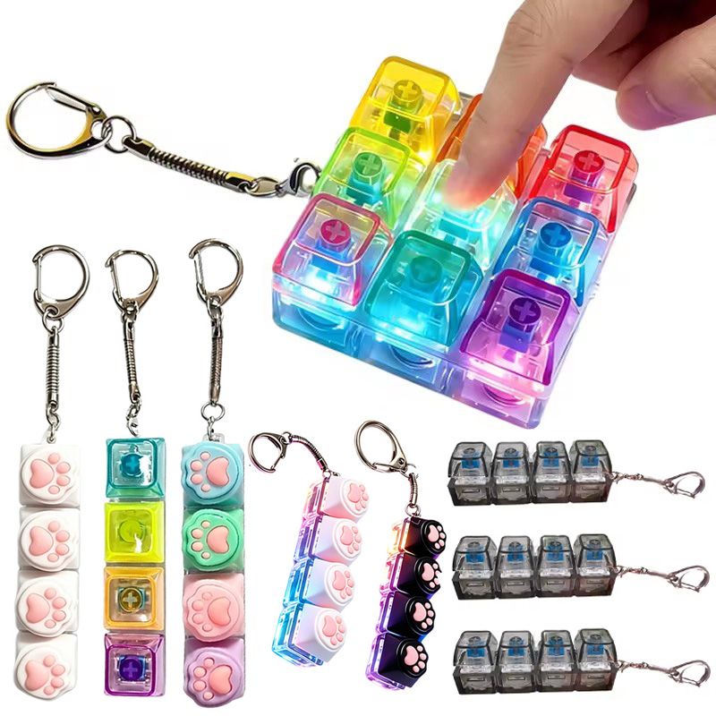 New hot LED Keyboard Keychain  - Office Tech Accessories 评论和价格