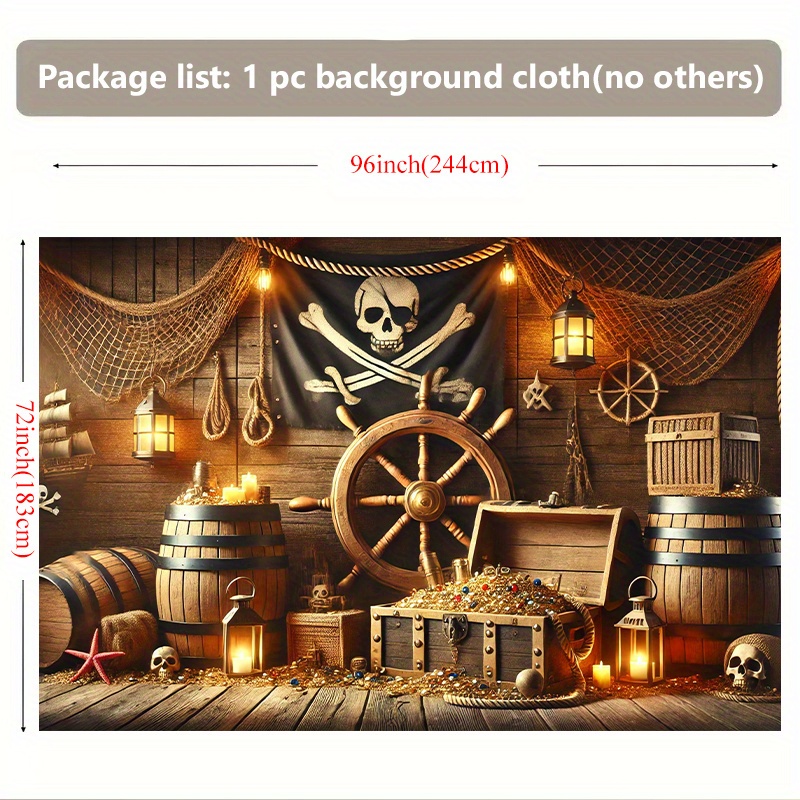 Pirate themed treasure room ba - Office Tech Background 评论和价格