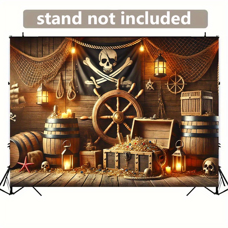 Pirate themed treasure room ba - Office Tech Background 评论和价格