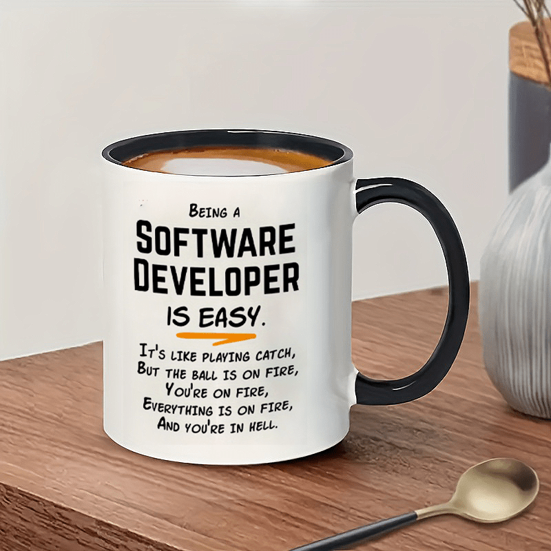 Software Developer Humor 11oz  - Office Tech Gifts 评论和价格