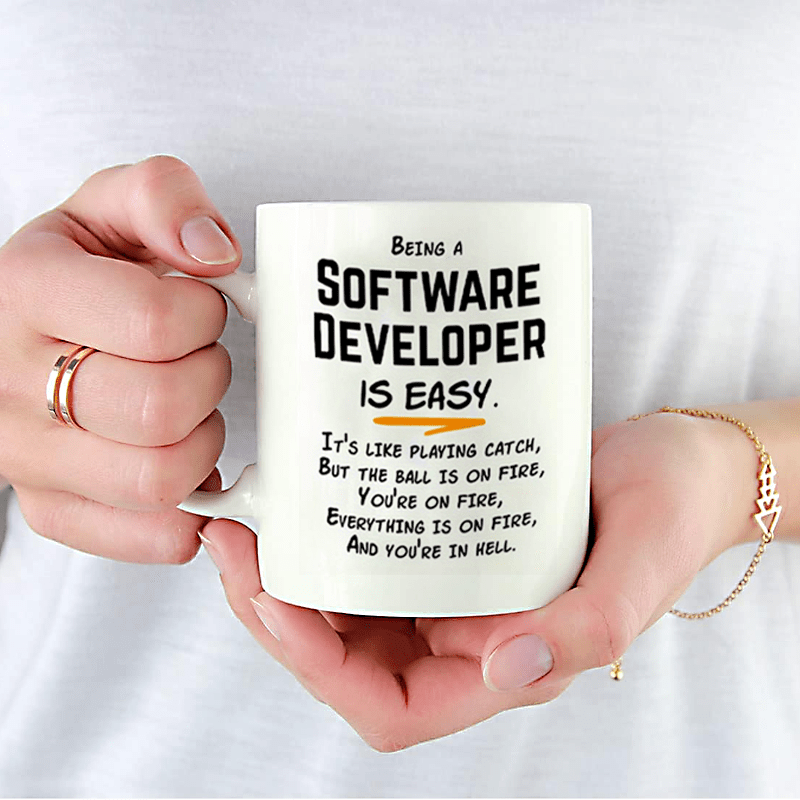 Software Developer Humor 11oz  - Office Tech Gifts 评论和价格