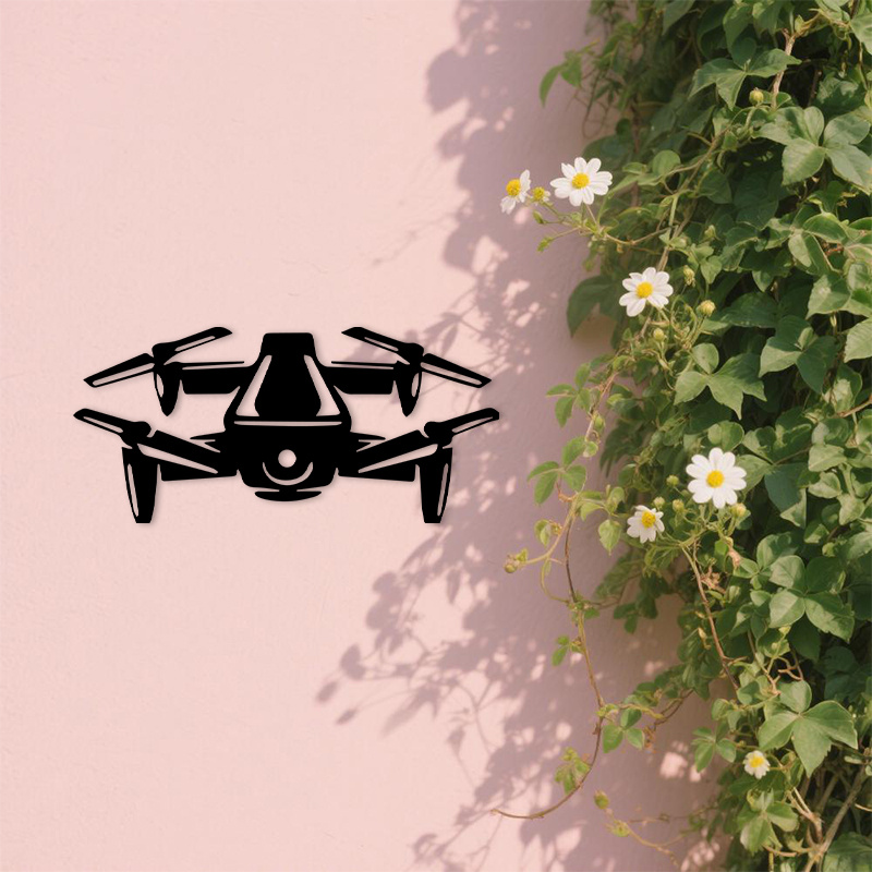 2D Flat Drone Silhouette Metal - Office Tech Gifts 评论和价格