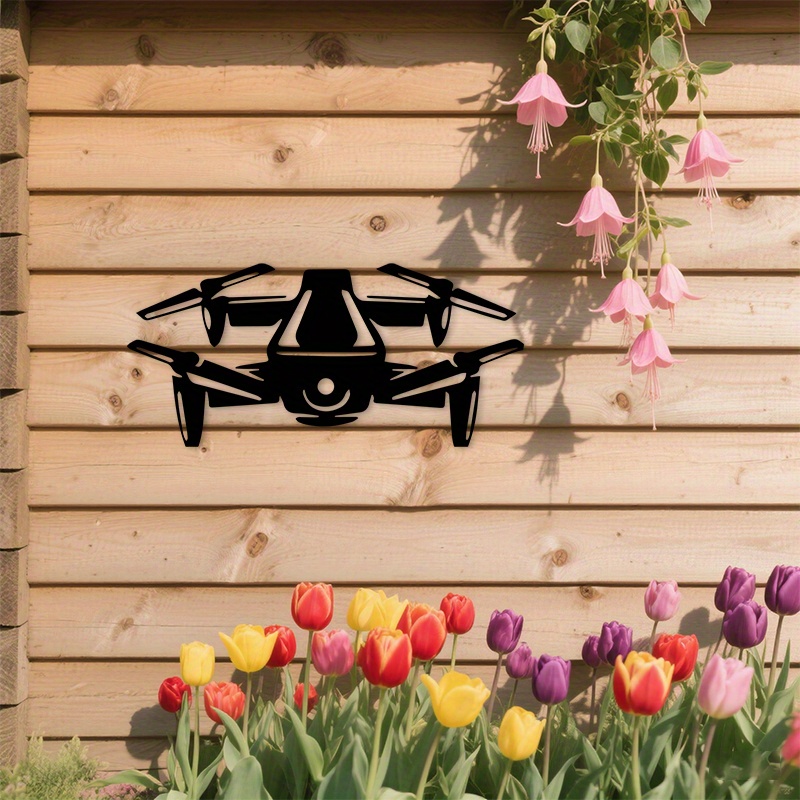 2D Flat Drone Silhouette Metal - Office Tech Gifts 评论和价格