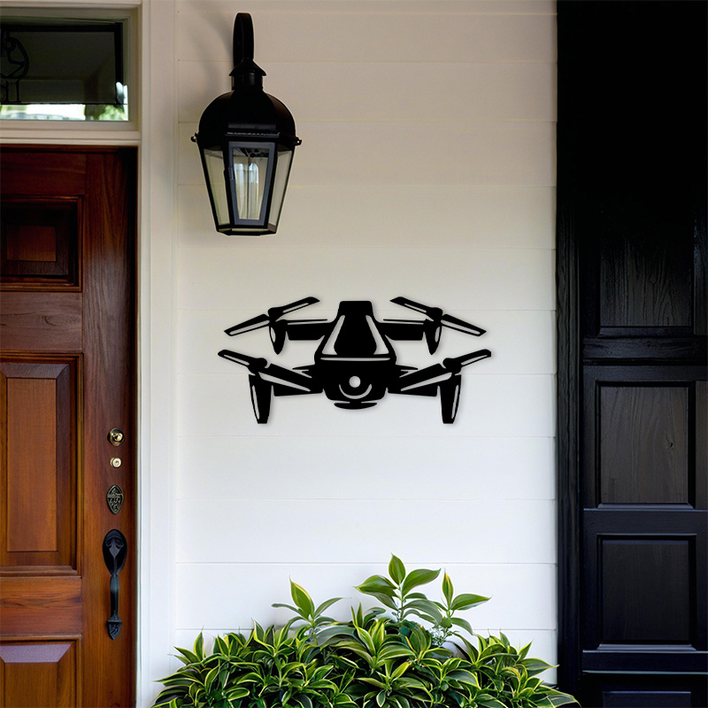 2D Flat Drone Silhouette Metal - Office Tech Gifts 评论和价格